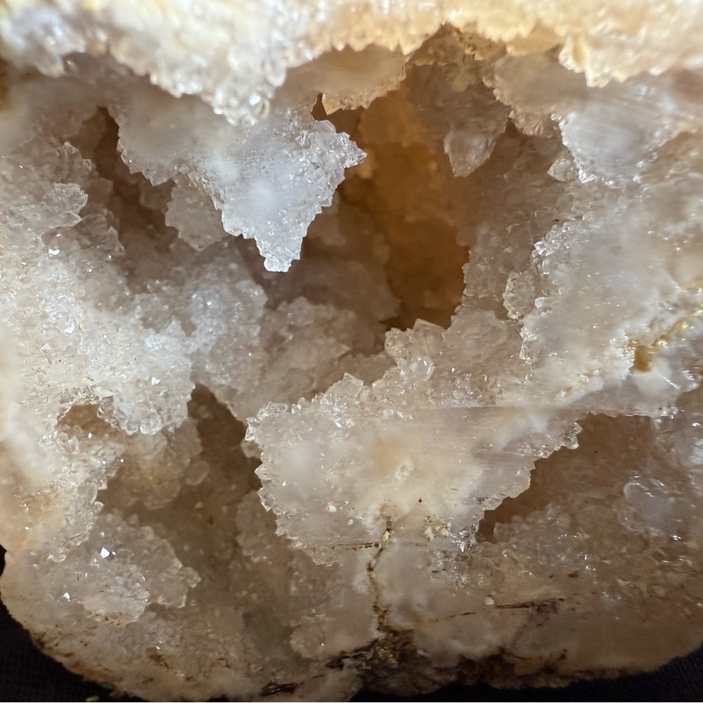 Natural Extra Large Crystal Geode. Put in a lighted cabinet full facet display